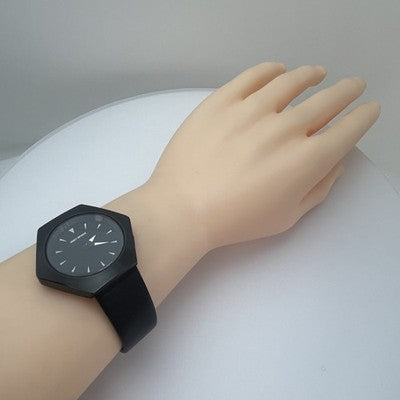 Seiko Issey Miyake ROKU NYAM004 Quartz Japan Black Watch Konstantin Grcic #675B