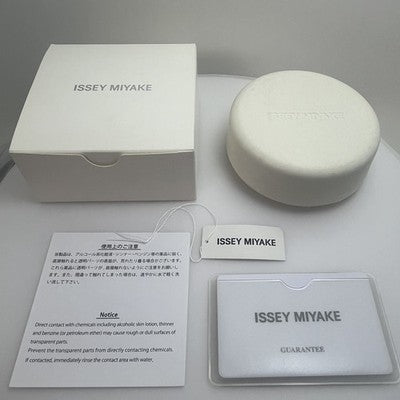 Seiko Issey Miyake O TOKUJIN YOSHIOKA SILAW001 Japan Designer Watch Clear #701B
